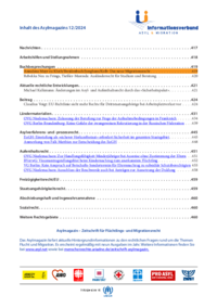 Buchbesprechung aus dem Asylmagazin 12/2024, S. 419